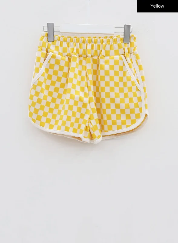 checkered-tank-top-and-shorts-set-bu12