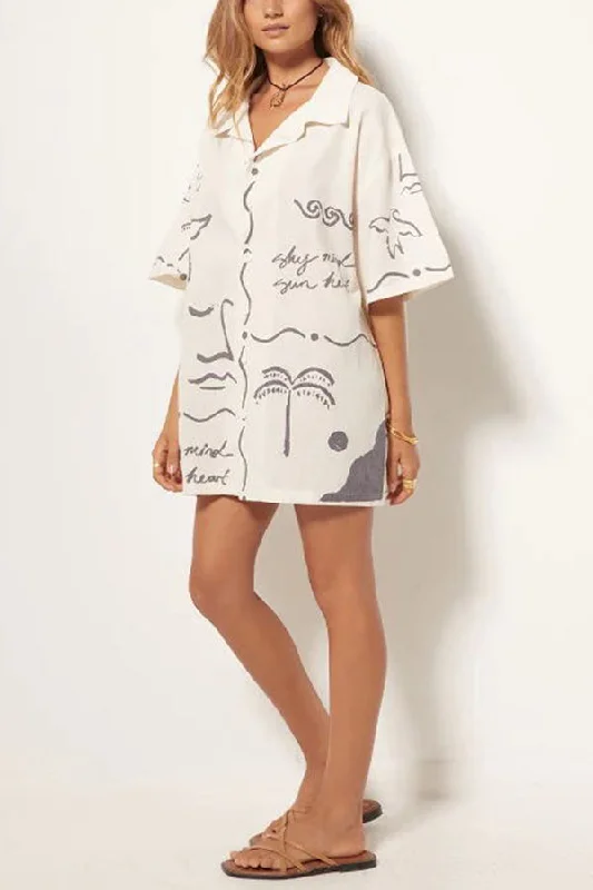 free-and-true-linen-blend-hand-painted-print-blouse-and-pocketed-shorts-set