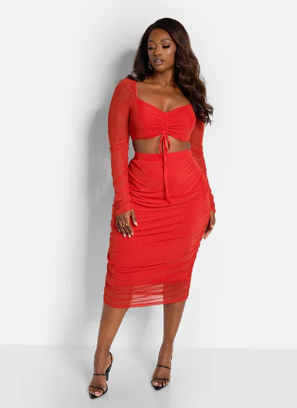 in-your-dreams-ruched-midi-bodycon-skirt-red