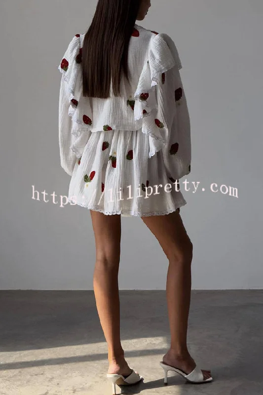 ranier-cotton-linen-blend-strawberry-print-ruffle-blouse-and-elastic-waist-mini-skirt-set