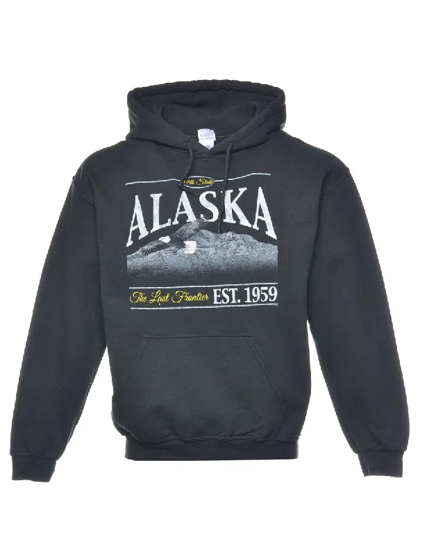 Alaska Printed Hoodie - M