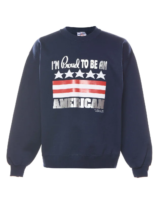 American Printed Sweatshirt - L