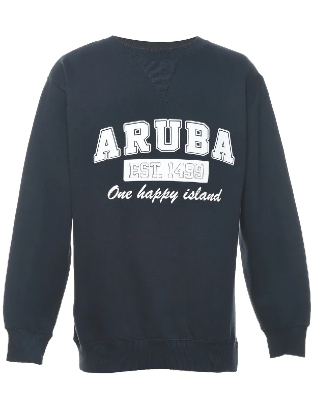 Aruba Printed Sweatshirt - S