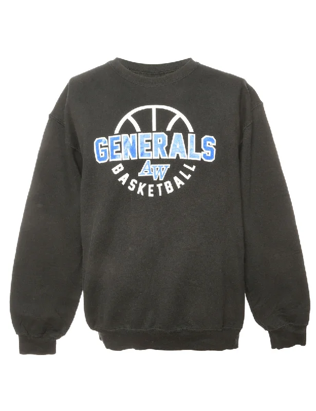 Black Generals Gildan Sports Sweatshirt - M