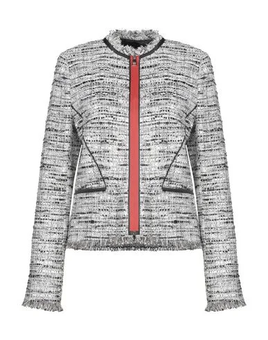 Karl Lagerfeld Women Coat Grey 8 UK