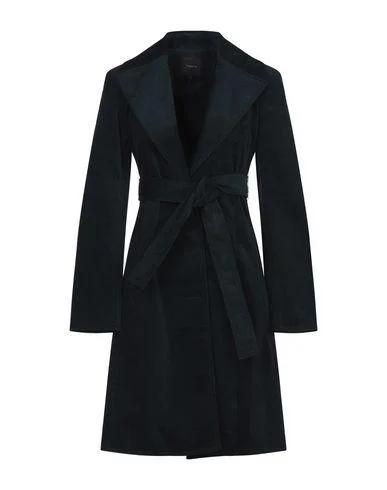 Theory Women Coat Dark green XS INT