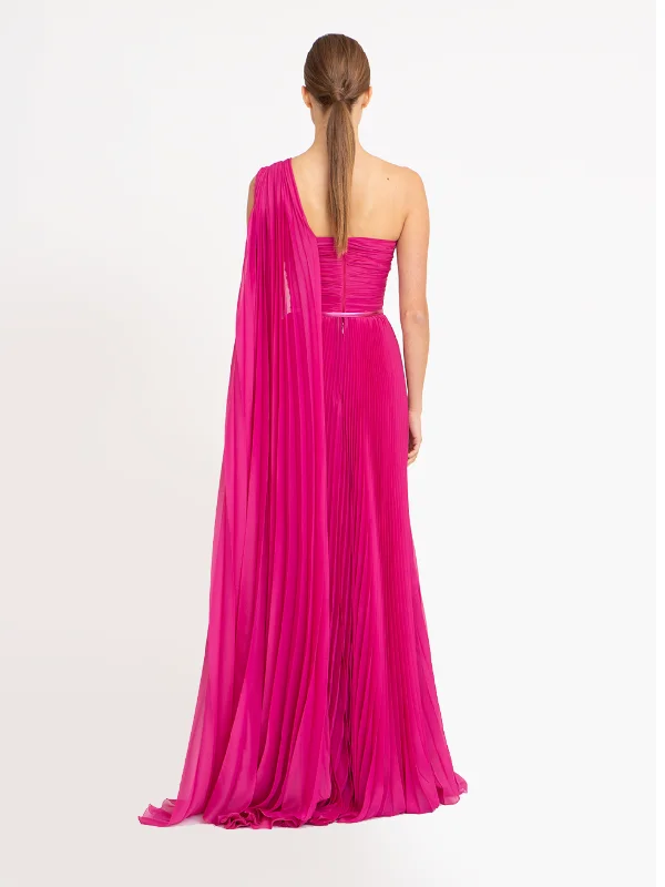 Chiffon Pleated Dress