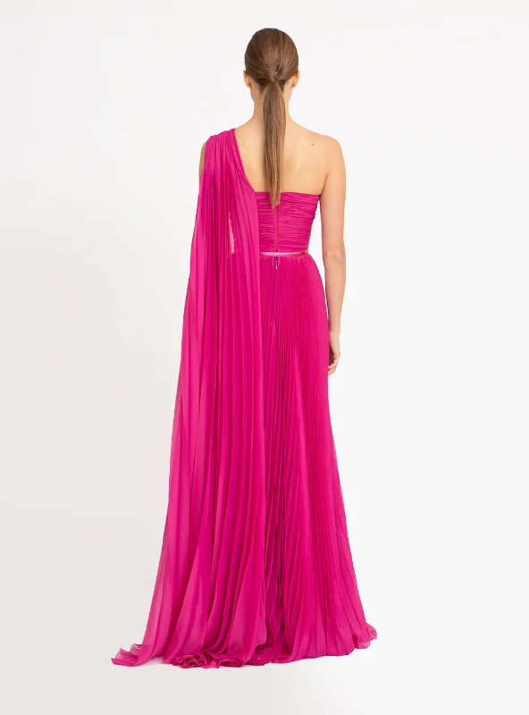 Chiffon Pleated Dress