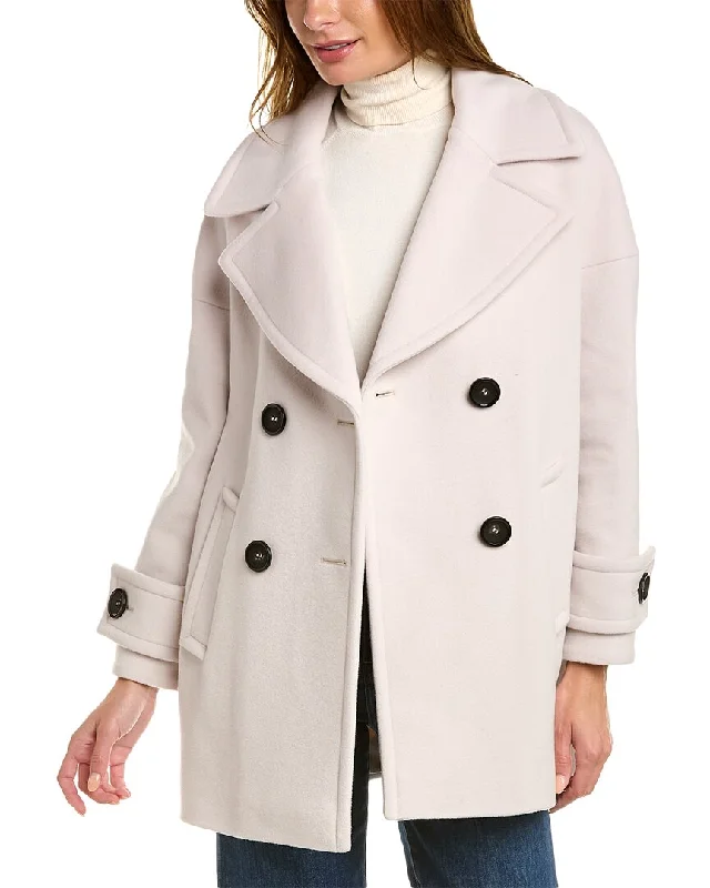 Cinzia Rocca Icons Short Wool & Cashmere-Blend Coat