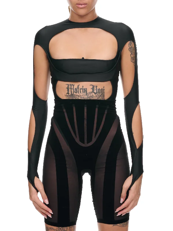 Frame Bodysuit (1B00179842-BLACK)