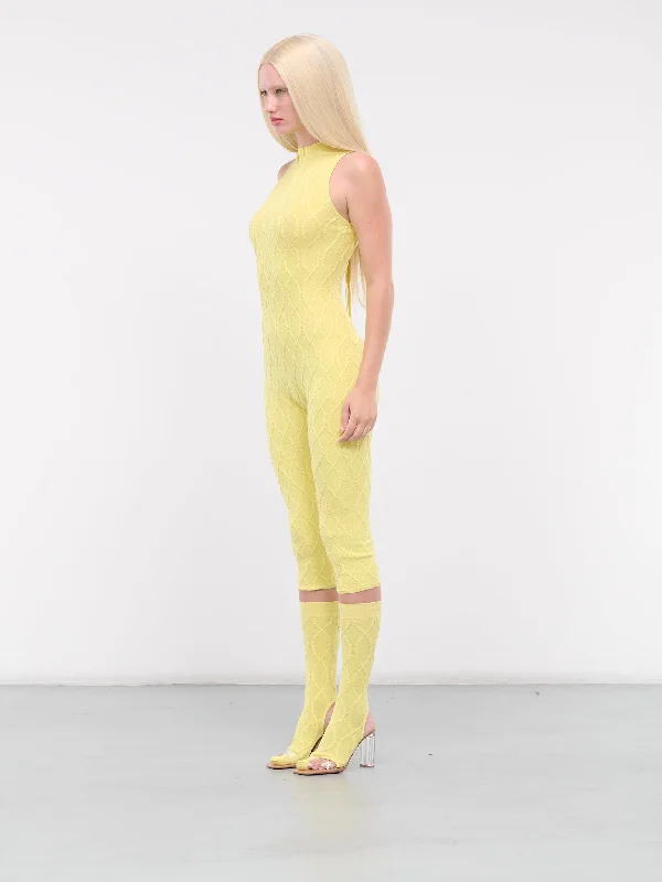 Racer Bodysuit (998-933-YELLOW)