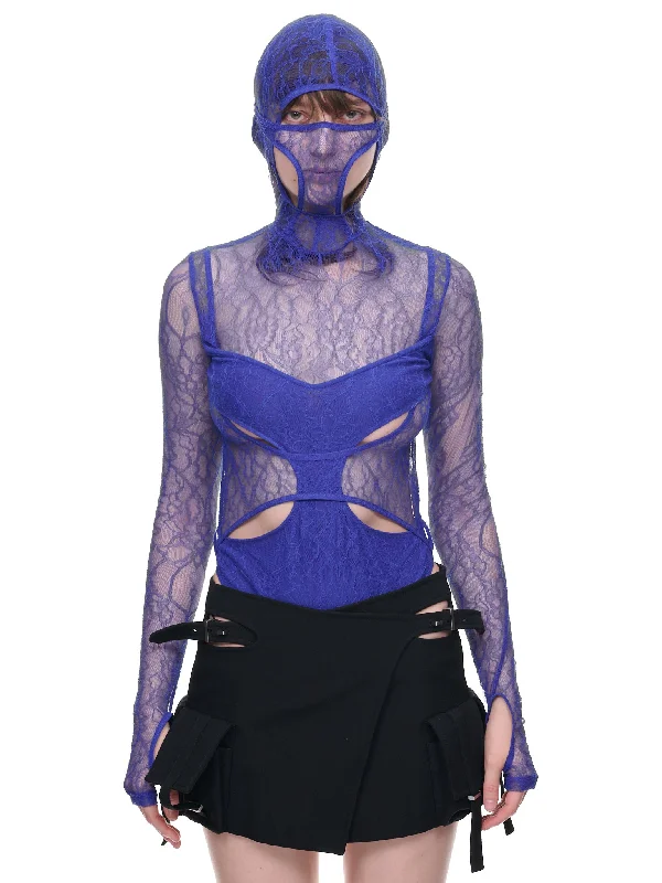 Visceral Lace Masked Bodysuit (A9873-BLUEPRINT)