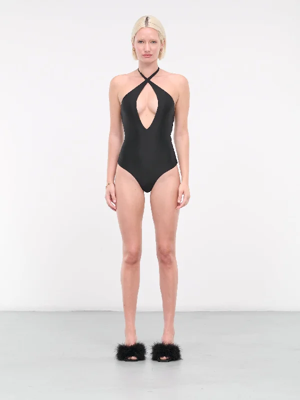 Cut-Out Bodysuit (SKT610-LL012-NERO)