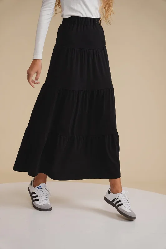 Maxi Tiered Skirt