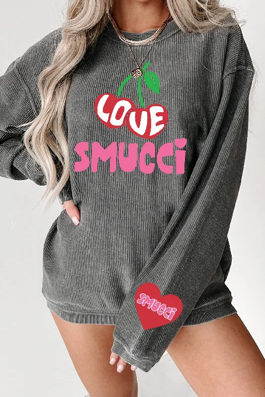 a-smucci-kind-of-love-corded-graphic-crewneck-charcoal-print-on-demand