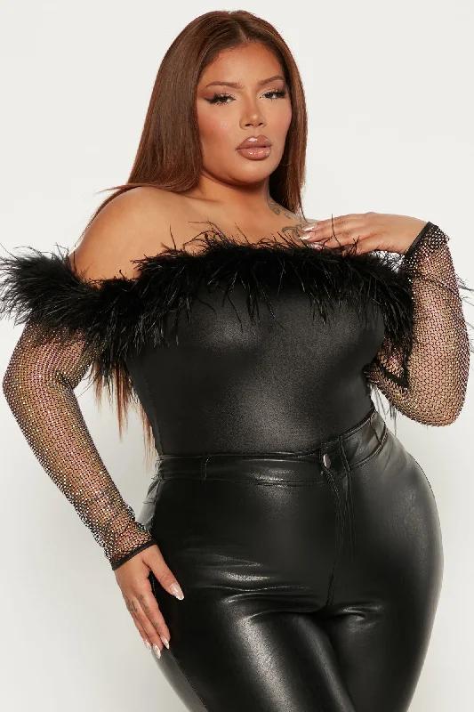 all-things-expensive-feather-bodysuit-black