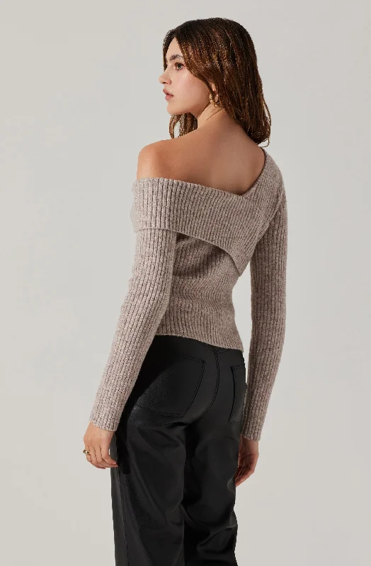 asymmetrical-foldover-sweater