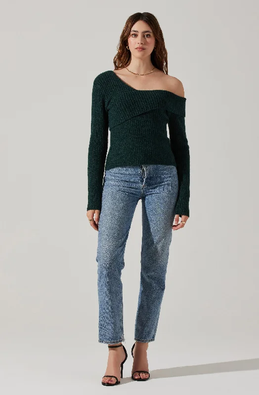 asymmetrical-foldover-sweater