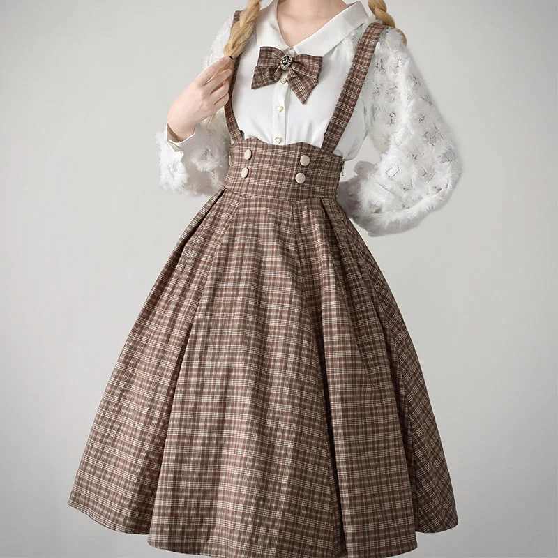 British plaid princess jumper skirt