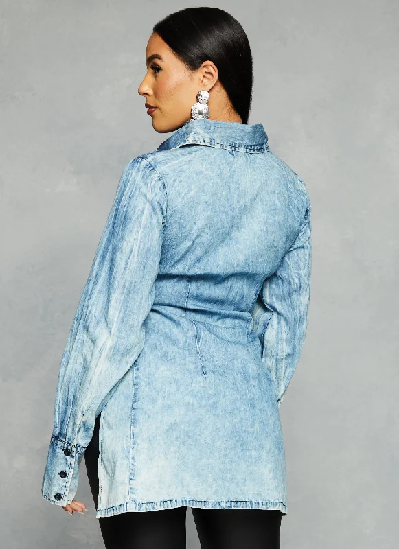 black-blue-acid-wash-color-blocked-tie-front-tunic-shirt-3077063406640