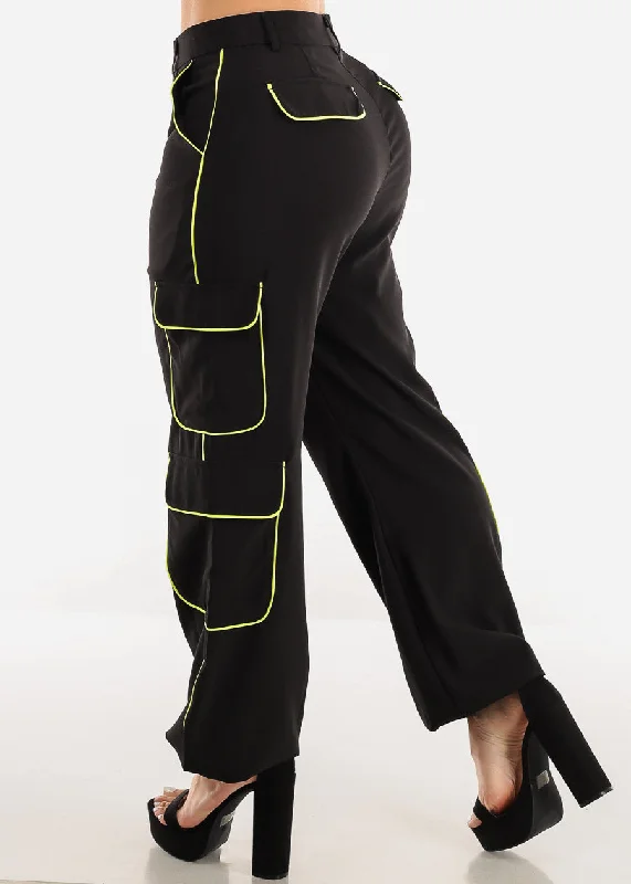 black-high-waist-cargo-jogger-pants-w-neon-yellow-trim-bt1320blknylw