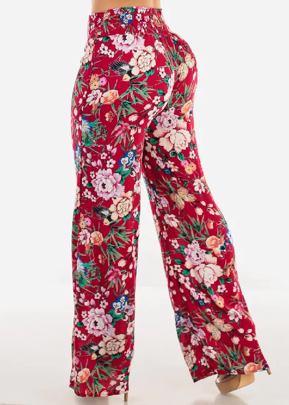 boho-smocked-waist-floral-palazzo-pants-red-v14357zofred