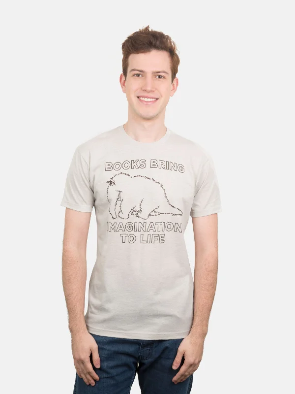 books-bring-imagination-to-life-snuffy-unisex-t-shirt