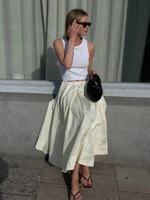 creamy-leisure-midi-skirt