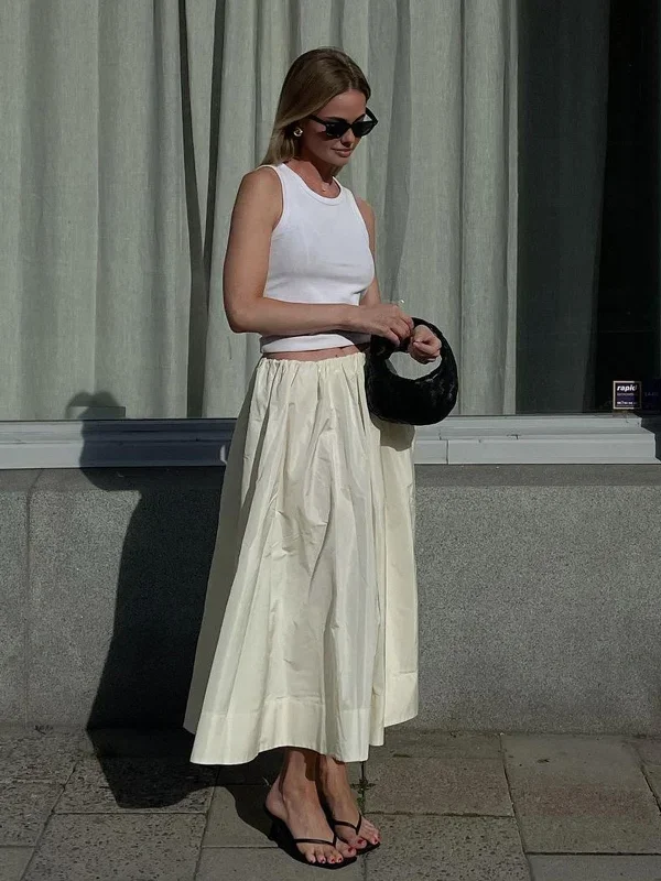 creamy-leisure-midi-skirt