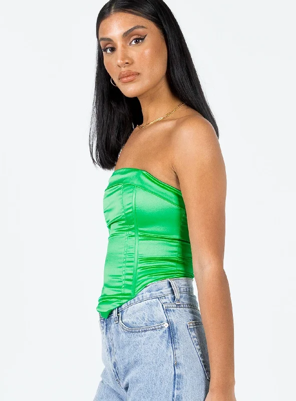 daris-strapless-top-green