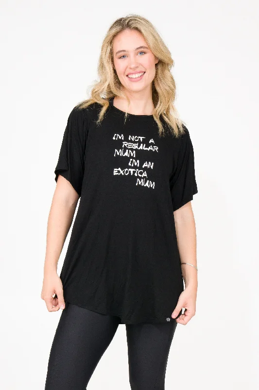 Exotica Mum Slinky To Touch - Plain Boyfriend Tee