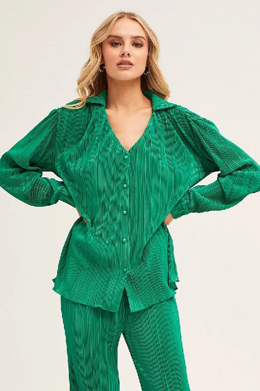 green-plisse-shirt-long-sleeve-button-front-wc12543x-f3