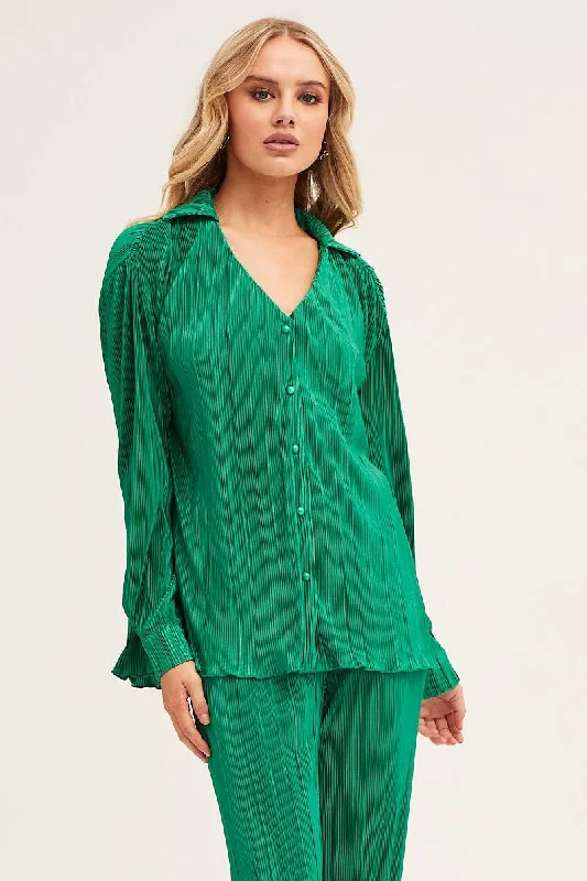 green-plisse-shirt-long-sleeve-button-front-wc12543x-f3