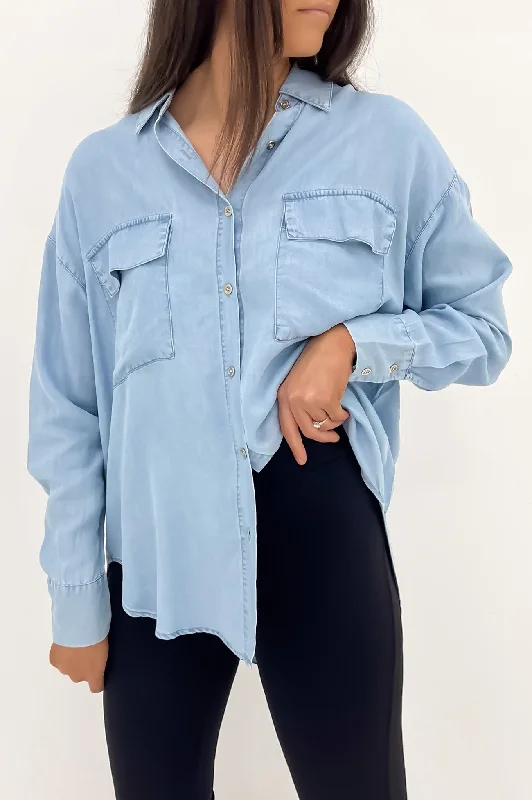 Hamish Denim Shirt Light Blue