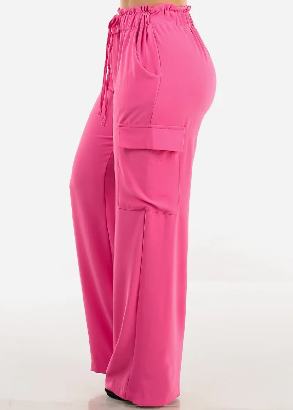 high-drawstring-waist-wide-leg-cargo-pants-fuchsia-ip9069fuchsia