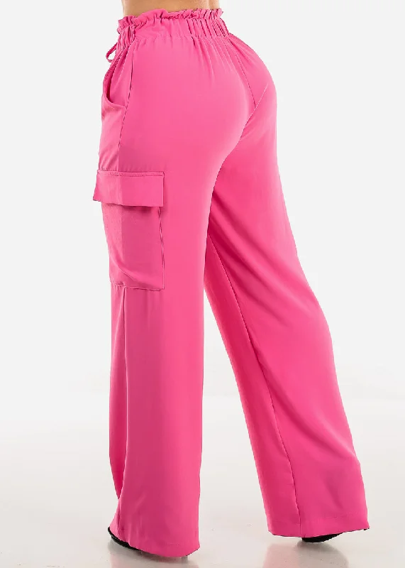 high-drawstring-waist-wide-leg-cargo-pants-fuchsia-ip9069fuchsia