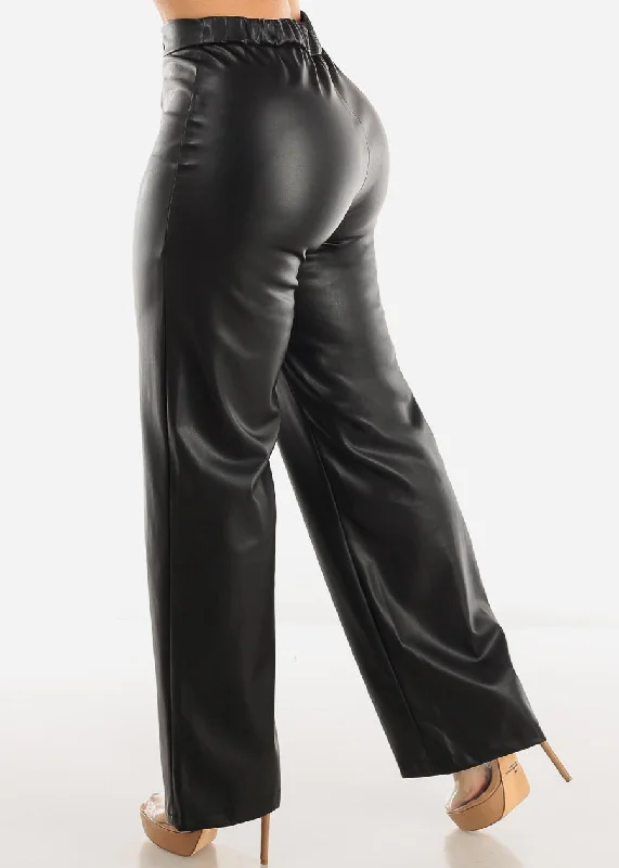 high-waist-wide-leg-stretchy-black-vegan-leather-pants-74444blk