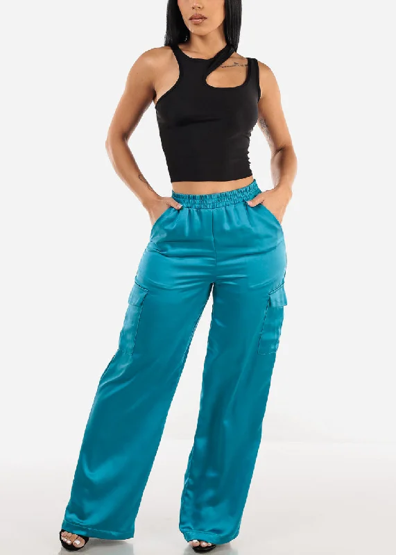 high-waisted-satin-wide-legged-cargo-pants-blue-bp05717blu