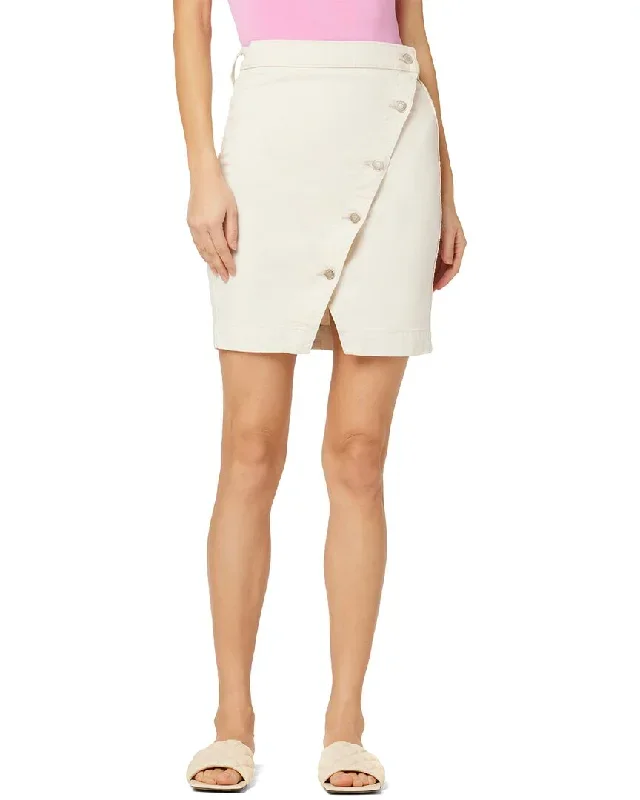 HUDSON Jeans Asymmetrical Ecru Skirt