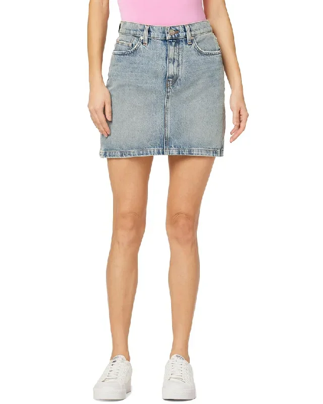 HUDSON Jeans Curved Hem Mini Skirt