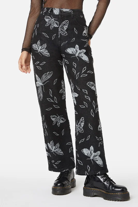 Larvae Flocked Pant