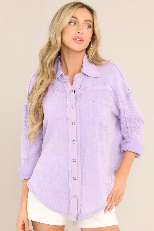 make-life-great-lavender-button-front-top