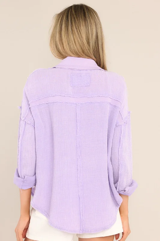 make-life-great-lavender-button-front-top