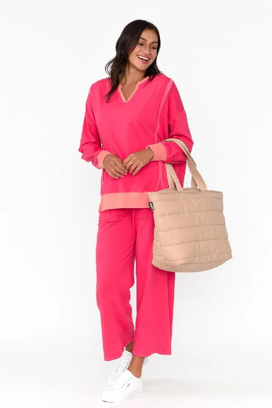 mariam-hot-pink-relaxed-track-pant