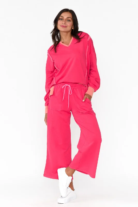 mariam-hot-pink-relaxed-track-pant