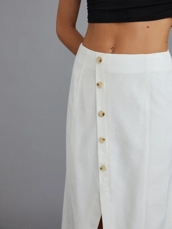 multi-button-split-middle-waist-maxi-skirt