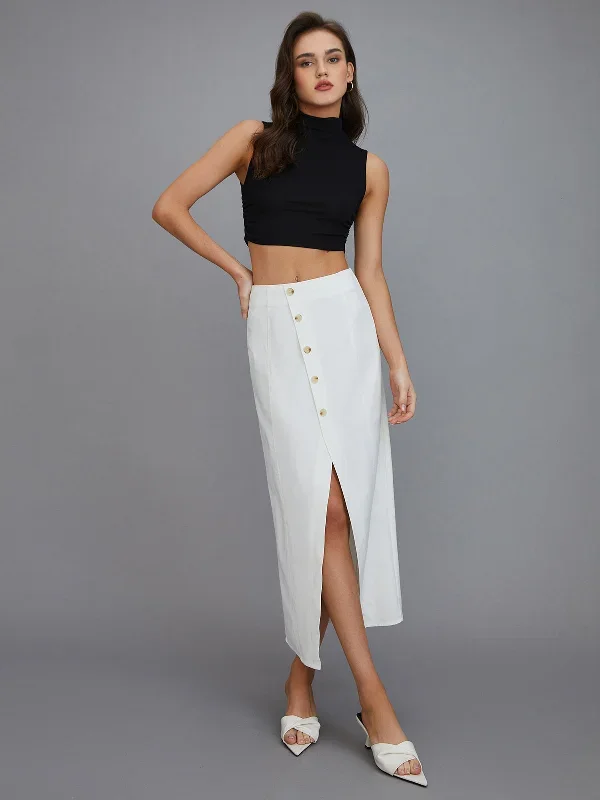 multi-button-split-middle-waist-maxi-skirt