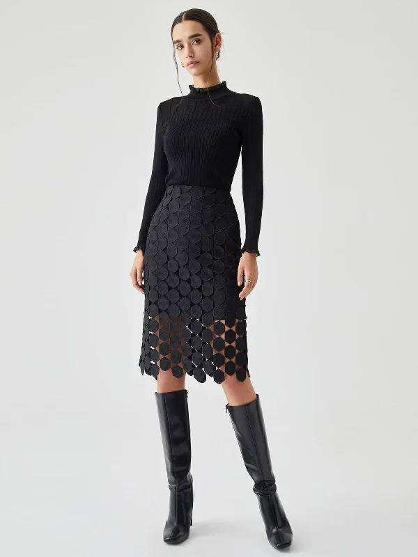 multi-hexagon-layered-midi-skirt