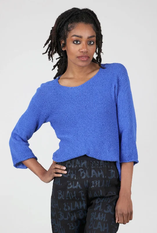 Atomic Scoop Sweater, Cobalt