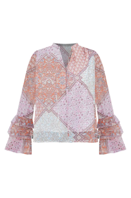 pink-and-orange-printed-bell-sleeve-blouse